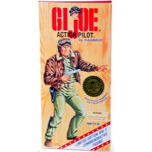lot 3063 image: 12 GI Joe Action Pilot Action Figure WWII 50th Anniversary Numbered Commemorative Edition (Hasbro 1995)