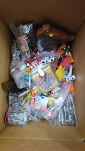 lot 3099 image: box lot of kids toys and stuffed animals