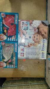 lot 3106 image: lot of 3 Amazing Amy doll and accessories