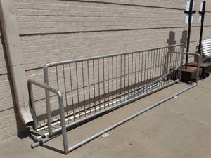 lot 1731 image: 11Ft Wide 2 Sided  Multi-bike Bicycle Rack