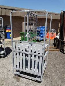 lot 1772 image: High Quality  Cannon Equipment  Display Product Cart