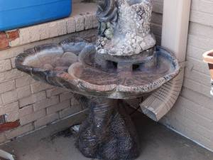 lot 1764 image: Decorative Outdoor 36 Wide Fountain