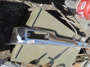 lot 1804 image: Chrome Truck Front Bumper w Marker - Directional Openings