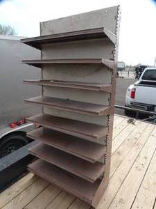 lot 1826 image: Metal 3Ft x 6Ft Merchandise Shelving