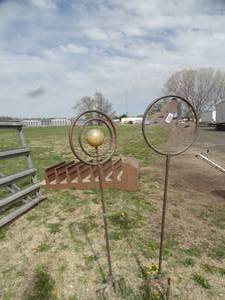 lot 1836 image: 2 Decorative Yard Sprinklers