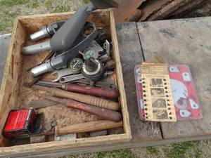 lot 1848 image: Mixed Lot of Lathe Tools & Parts  Tile Cutter  Craftsman Wood Molding Set