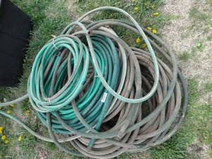 lot 1868 image: Lot of 3 Garden Hoses
