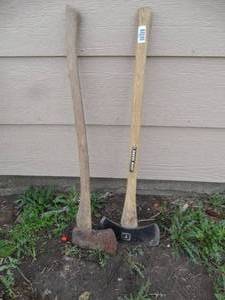 lot 1880 image: Two Axes (One of them is JOHN DEERE)