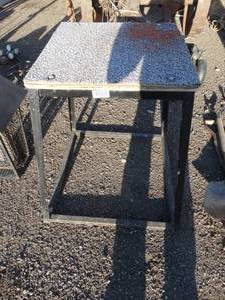 lot 1890 image: Metal Work Table