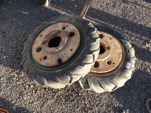 lot 1900 image: Lot of TWO Tractor Tires