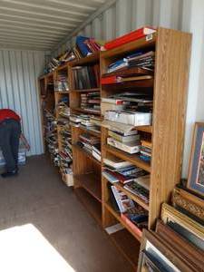 lot 1920 image: Lot of 4 Wood Book Shelves