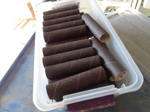 lot 1935 image: 5-6 Wide Sanding Tubes