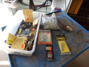 lot 1944 image: Mixed Lot of Hardware  Wire  Springs  Etc