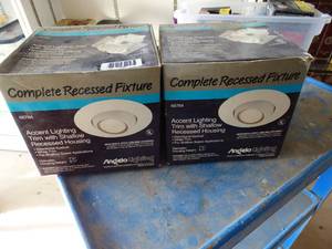 lot 1946 image: Complete Recessed Light Fixtures