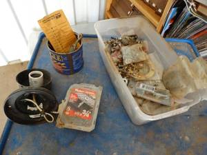 lot 1963 image: Large Turnbuckle and misc fasteners