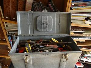 lot 1989 image: Look  Toolbox Full of Hand Tools  Great Variety