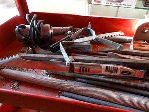 lot 1994 image: Springs  Tongs  and Misc Tools Lot