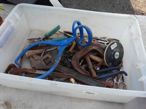 lot 29918 image: Ice Block Tongs  Wrenches  Snips and More