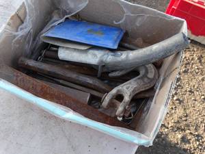 lot 29922 image: Hook  Tank Spout and Tools