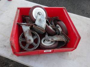 lot 29941 image: Industrial Cart Wheels
