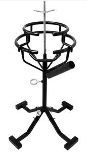 lot 7696 image: MSR HP HP Tire Changing Stand Black