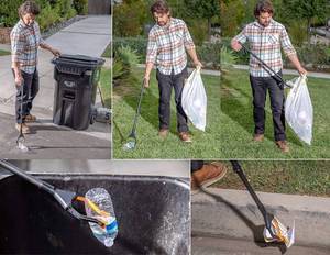 lot 7713 image: EZPIK 40 Foldable Long Reach Grabber Tool Heavy Duty - Trash Picker Upper Grabber Heavy Duty - Long Handled Reacher Grabber Pickup Tool Heavy Duty - Folding Grabber with Magnet and Rotating Head