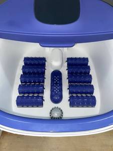 lot 10757 image: Foot Spa Bath Massager w Heat Redlight Detachable Rollers 10n1 Pedicure Kit R4 (Brand Unknown)
