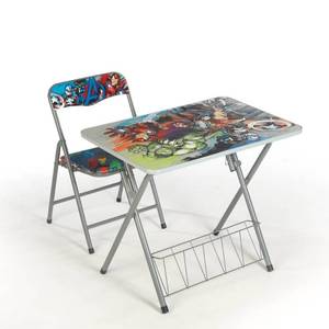 lot 10764 image: Avengers Foldable Activity Desk and Chair Set