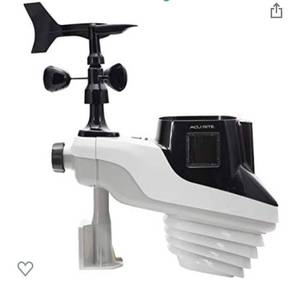 lot 10783 image: AcuRite Atlas Outdoor Device Weather Sensor, White