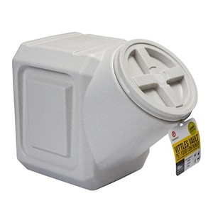 lot 16009 image: Gamma2 Vittles Vault Outback Stackable Pet Food Storage Container, Grey, 40 Lb