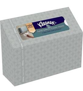 lot 16010 image: Kleenex Hand Towels, Disposable Hand Paper Towels, 60 Towels per Box, 5 Boxes