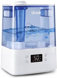 lot 16032 image: LEVOIT Humidifiers, Blue & Humidifiers for Bedroom Large Room 6L Warm and Cool Mist