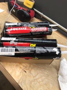 lot 16033 image: Lot of 4 Loctite PL S20 Self-Leveling Concrete Crack Sealant 28-Ounce Cartridge