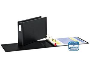 lot 16045 image: Cardinal Premier Easy Open 11 x 17 Locking Slant-D Ring Binder, 3 Cap, Black