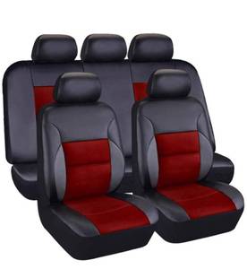 lot 16059 image: AUTO HIGH 11-Pieces Car Seat Covers Full Set - Premium Faux Leather