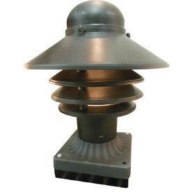 lot 30259 image: Portfolio 9.75-in H Black Post Light