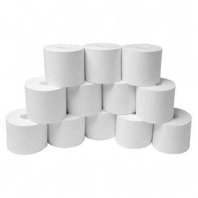 lot 30325 image: Quill Brand Cash Register Bond Rolls Single-Ply, 2-14x150 ft, 9Pack (740102)