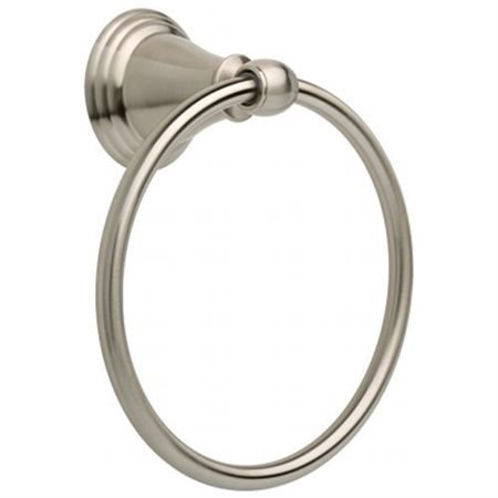lot 30003 image: Delta Windemere Brushed Nickel Silver Towel Ring Die Cast Zinc