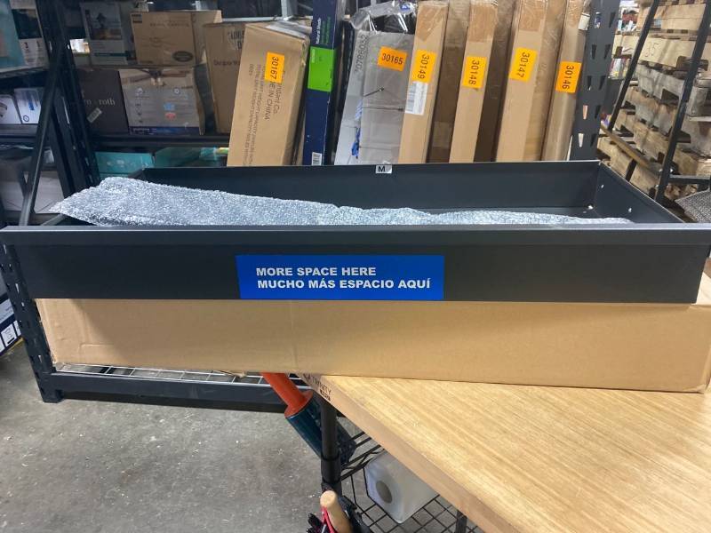 lot 30168 image: Metal Drawer 32.5�� W x 14�� D x 4�� T