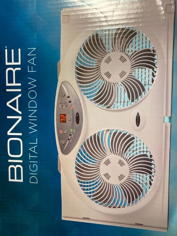 lot 30213 image: BionAire Digital Window Fan