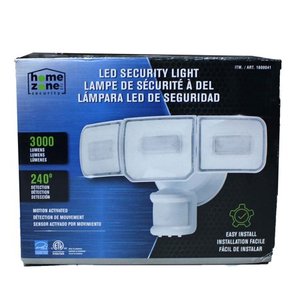 lot 30485 image: Home Zone LED Security Motion Activated Light 3000 Lumens
