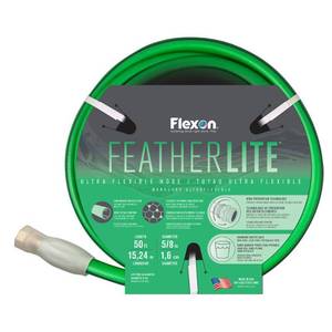 lot 30505 image: Flexon FeatherLITE Hose with Swivel Male Coupling M56B 58 in. x 50 ft.