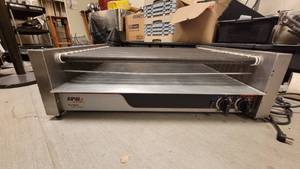 lot 4606 image: 34in Countertop APW Wyott Commercial Hot Dog Roller Model HRS-75