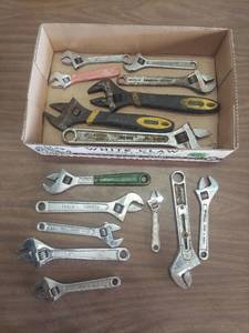 lot 6017 image: Adjustable Wrenches