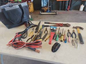lot 6128 image: assorted tools in bag