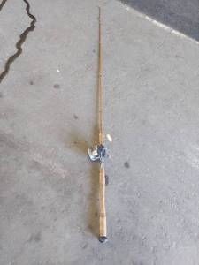 lot 6129 image: fishing rod and reel