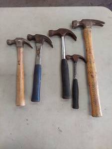 lot 6032 image: assorted hammers