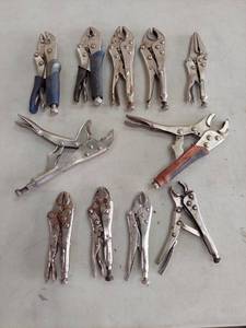 lot 6035 image: assorted locking pliers