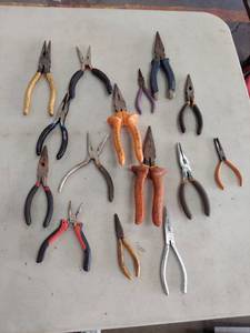 lot 6036 image: assorted pliers