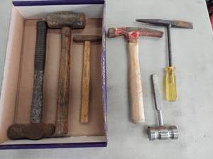 lot 6042 image: assorted hammers